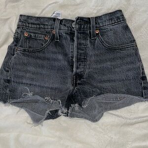 Levi’s black Jean shorts